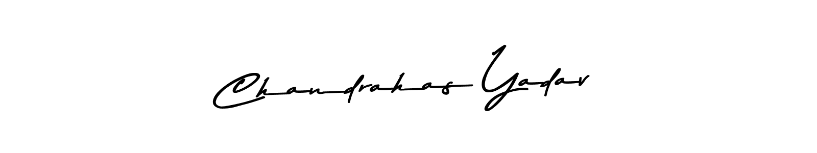 Also we have Chandrahas Yadav name is the best signature style. Create professional handwritten signature collection using Asem Kandis PERSONAL USE autograph style. Chandrahas Yadav signature style 9 images and pictures png