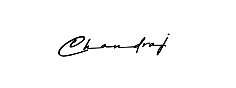 Chandraj stylish signature style. Best Handwritten Sign (Asem Kandis PERSONAL USE) for my name. Handwritten Signature Collection Ideas for my name Chandraj. Chandraj signature style 9 images and pictures png
