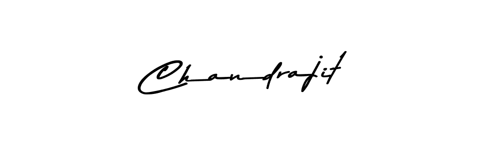 Design your own signature with our free online signature maker. With this signature software, you can create a handwritten (Asem Kandis PERSONAL USE) signature for name Chandrajit. Chandrajit signature style 9 images and pictures png