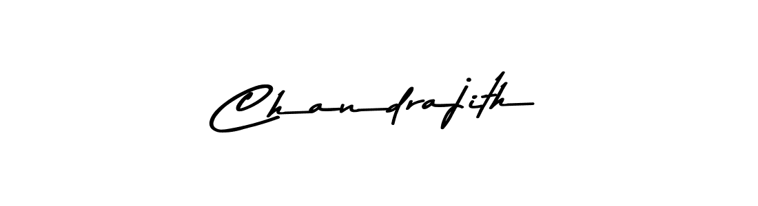 Create a beautiful signature design for name Chandrajith. With this signature (Asem Kandis PERSONAL USE) fonts, you can make a handwritten signature for free. Chandrajith signature style 9 images and pictures png