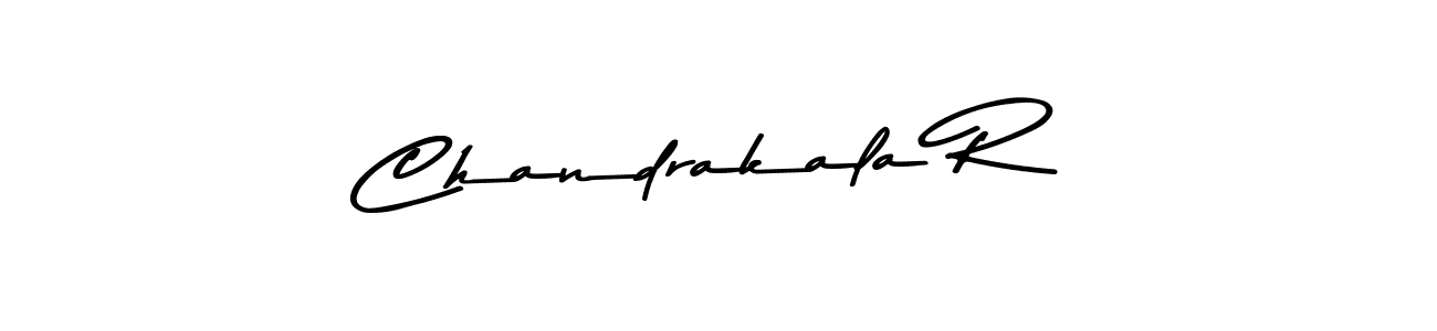 Use a signature maker to create a handwritten signature online. With this signature software, you can design (Asem Kandis PERSONAL USE) your own signature for name Chandrakala R. Chandrakala R signature style 9 images and pictures png