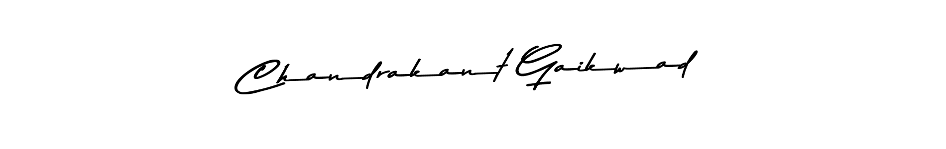 You can use this online signature creator to create a handwritten signature for the name Chandrakant Gaikwad. This is the best online autograph maker. Chandrakant Gaikwad signature style 9 images and pictures png