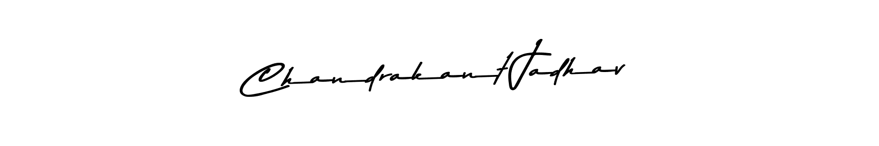 Use a signature maker to create a handwritten signature online. With this signature software, you can design (Asem Kandis PERSONAL USE) your own signature for name Chandrakant Jadhav. Chandrakant Jadhav signature style 9 images and pictures png