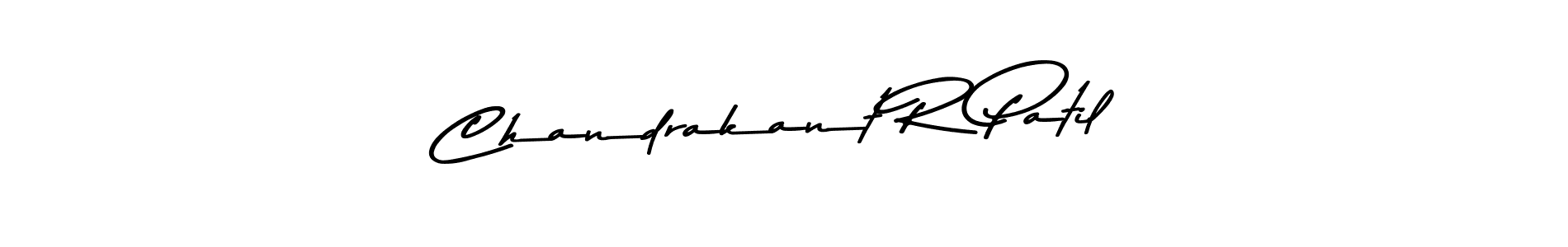 Design your own signature with our free online signature maker. With this signature software, you can create a handwritten (Asem Kandis PERSONAL USE) signature for name Chandrakant R Patil. Chandrakant R Patil signature style 9 images and pictures png