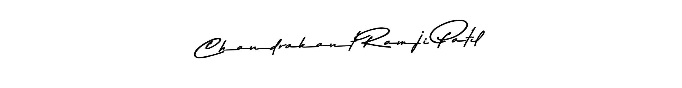 Design your own signature with our free online signature maker. With this signature software, you can create a handwritten (Asem Kandis PERSONAL USE) signature for name Chandrakant Ramji Patil. Chandrakant Ramji Patil signature style 9 images and pictures png