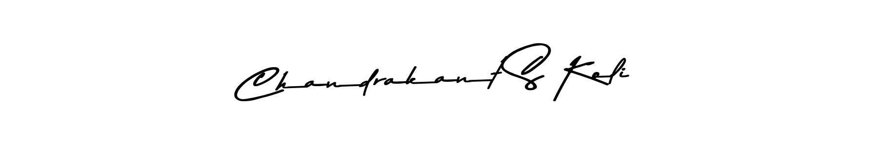 Make a beautiful signature design for name Chandrakant S Koli. Use this online signature maker to create a handwritten signature for free. Chandrakant S Koli signature style 9 images and pictures png