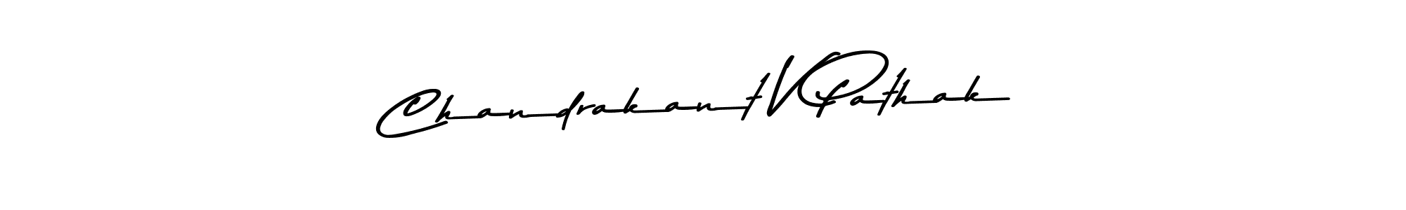 Make a beautiful signature design for name Chandrakant V Pathak. Use this online signature maker to create a handwritten signature for free. Chandrakant V Pathak signature style 9 images and pictures png