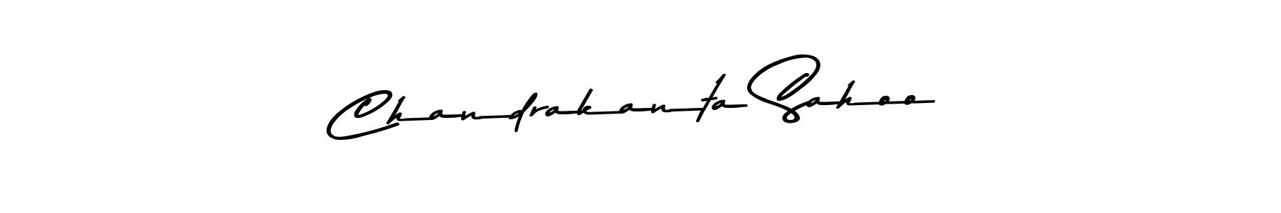 Make a beautiful signature design for name Chandrakanta Sahoo. With this signature (Asem Kandis PERSONAL USE) style, you can create a handwritten signature for free. Chandrakanta Sahoo signature style 9 images and pictures png