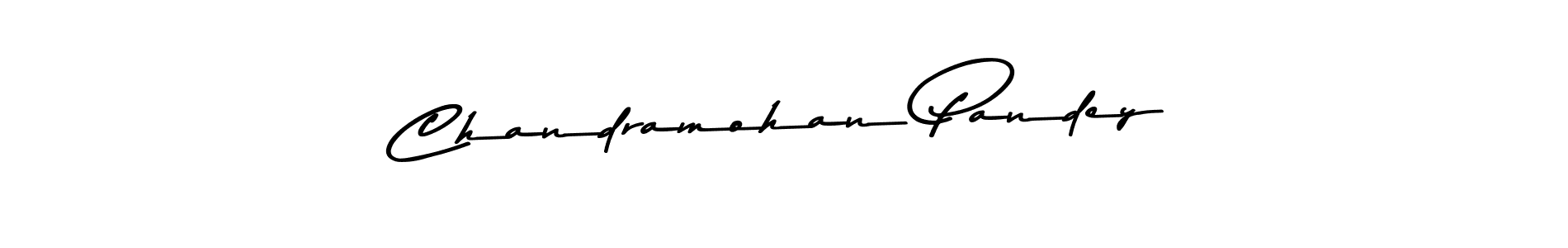 Create a beautiful signature design for name Chandramohan Pandey. With this signature (Asem Kandis PERSONAL USE) fonts, you can make a handwritten signature for free. Chandramohan Pandey signature style 9 images and pictures png