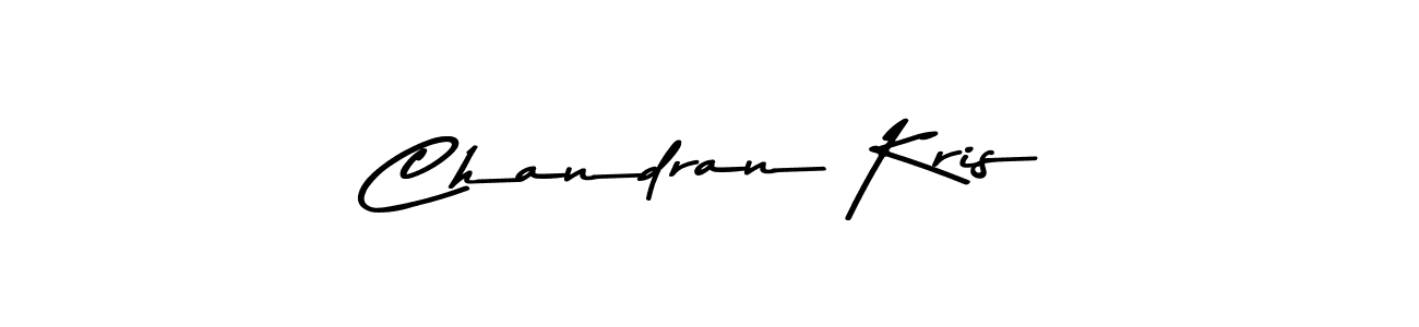 Asem Kandis PERSONAL USE is a professional signature style that is perfect for those who want to add a touch of class to their signature. It is also a great choice for those who want to make their signature more unique. Get Chandran Kris name to fancy signature for free. Chandran Kris signature style 9 images and pictures png