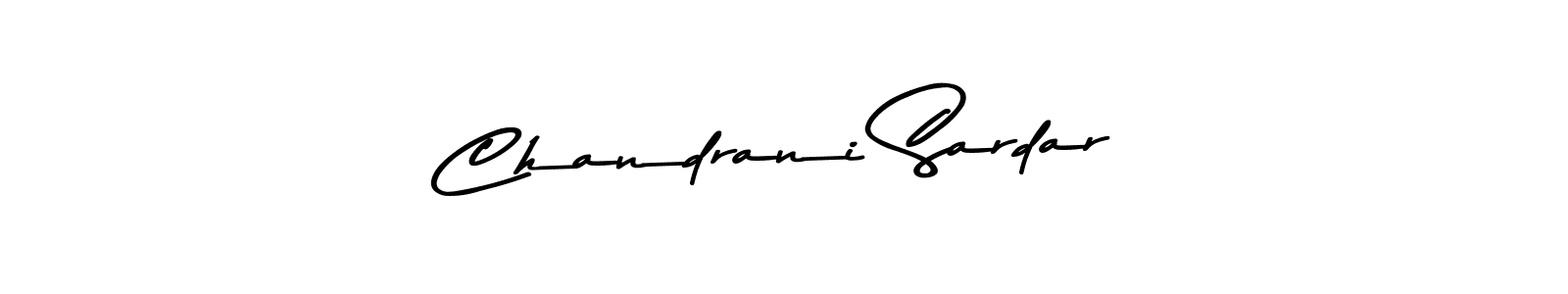 Design your own signature with our free online signature maker. With this signature software, you can create a handwritten (Asem Kandis PERSONAL USE) signature for name Chandrani Sardar. Chandrani Sardar signature style 9 images and pictures png