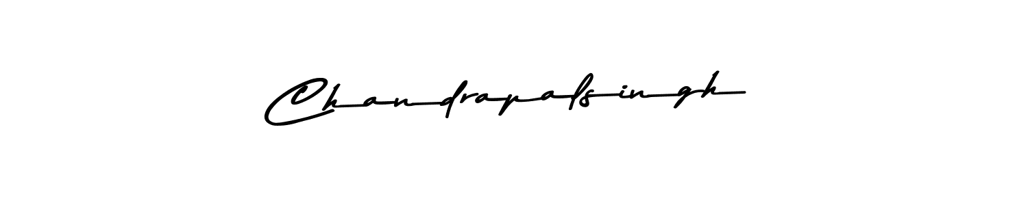 How to make Chandrapalsingh name signature. Use Asem Kandis PERSONAL USE style for creating short signs online. This is the latest handwritten sign. Chandrapalsingh signature style 9 images and pictures png