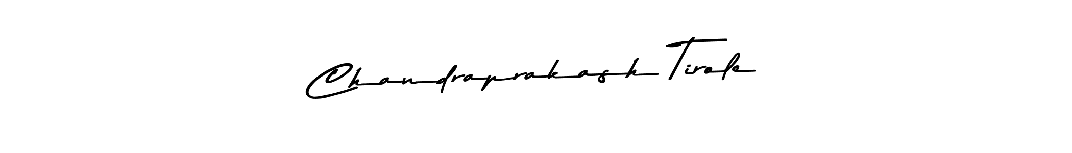 This is the best signature style for the Chandraprakash Tirole name. Also you like these signature font (Asem Kandis PERSONAL USE). Mix name signature. Chandraprakash Tirole signature style 9 images and pictures png