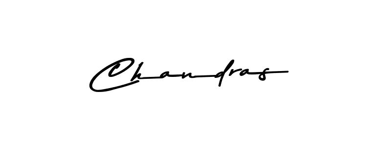 Create a beautiful signature design for name Chandras. With this signature (Asem Kandis PERSONAL USE) fonts, you can make a handwritten signature for free. Chandras signature style 9 images and pictures png