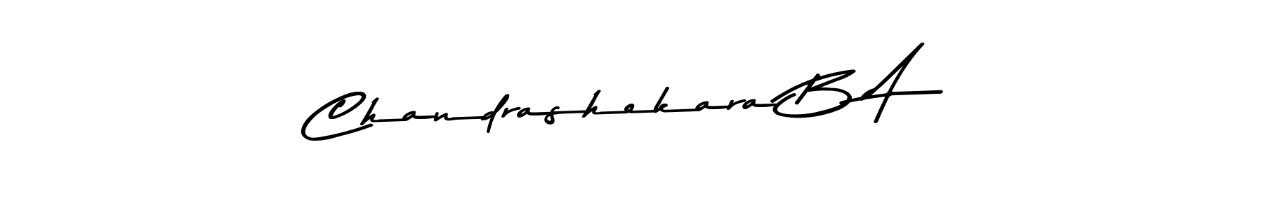 Create a beautiful signature design for name Chandrashekara B A. With this signature (Asem Kandis PERSONAL USE) fonts, you can make a handwritten signature for free. Chandrashekara B A signature style 9 images and pictures png