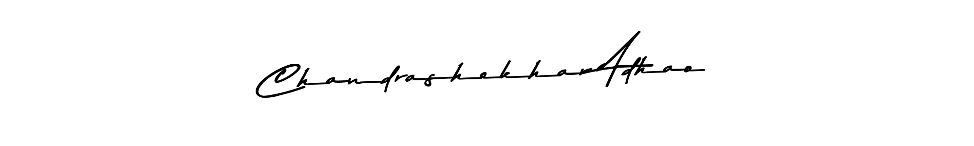 The best way (Asem Kandis PERSONAL USE) to make a short signature is to pick only two or three words in your name. The name Chandrashekhar Adhao include a total of six letters. For converting this name. Chandrashekhar Adhao signature style 9 images and pictures png