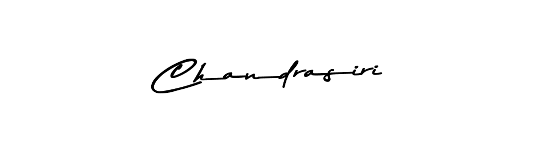 Use a signature maker to create a handwritten signature online. With this signature software, you can design (Asem Kandis PERSONAL USE) your own signature for name Chandrasiri. Chandrasiri signature style 9 images and pictures png