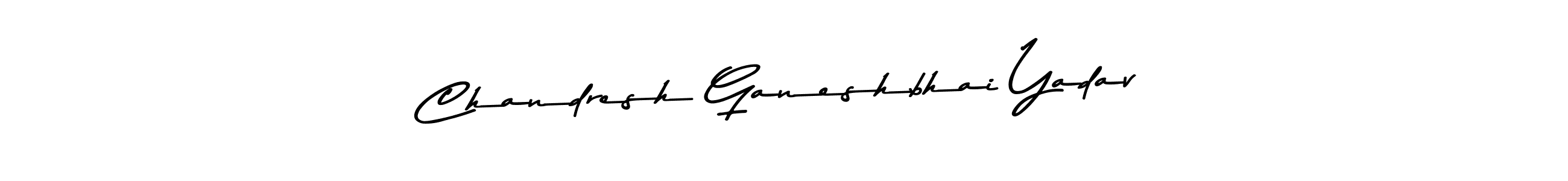 if you are searching for the best signature style for your name Chandresh Ganeshbhai Yadav. so please give up your signature search. here we have designed multiple signature styles  using Asem Kandis PERSONAL USE. Chandresh Ganeshbhai Yadav signature style 9 images and pictures png
