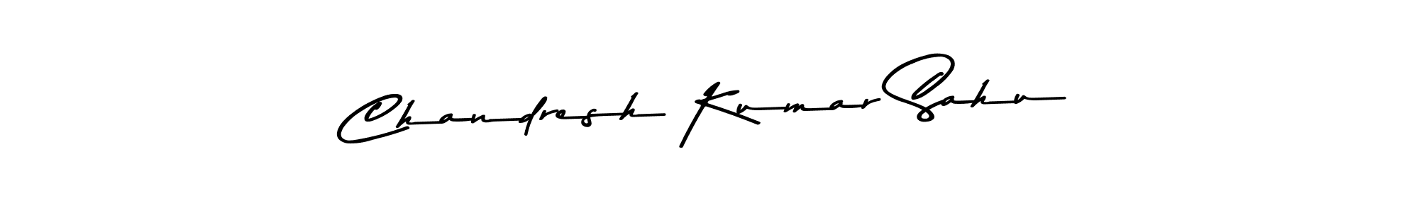 Create a beautiful signature design for name Chandresh Kumar Sahu. With this signature (Asem Kandis PERSONAL USE) fonts, you can make a handwritten signature for free. Chandresh Kumar Sahu signature style 9 images and pictures png