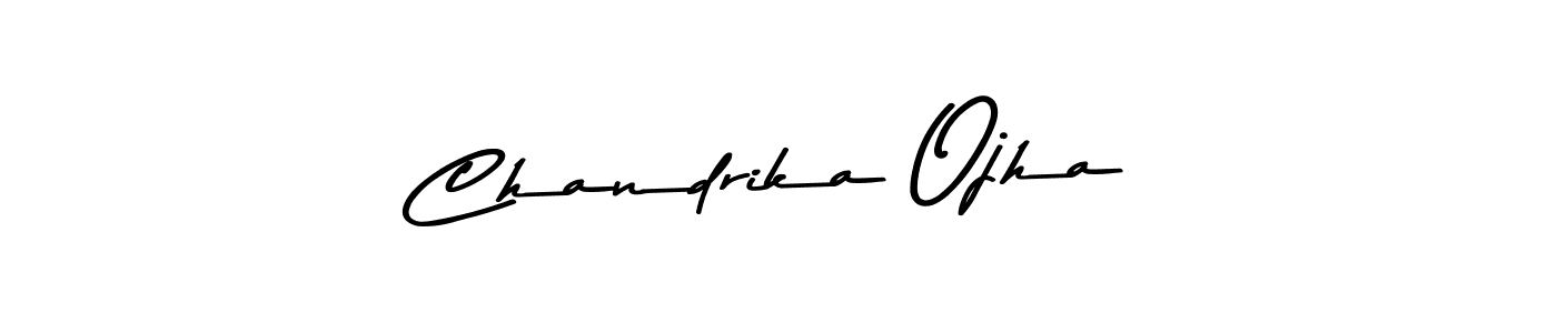 Also we have Chandrika Ojha name is the best signature style. Create professional handwritten signature collection using Asem Kandis PERSONAL USE autograph style. Chandrika Ojha signature style 9 images and pictures png