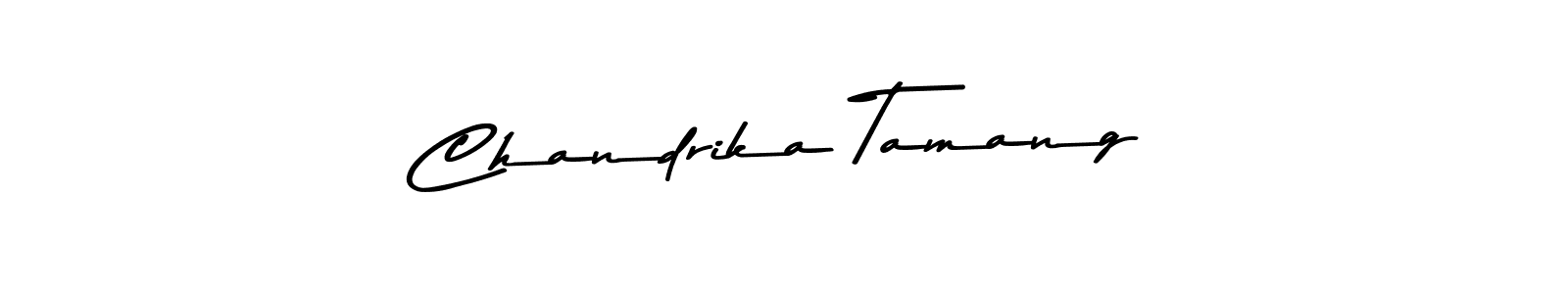Chandrika Tamang stylish signature style. Best Handwritten Sign (Asem Kandis PERSONAL USE) for my name. Handwritten Signature Collection Ideas for my name Chandrika Tamang. Chandrika Tamang signature style 9 images and pictures png