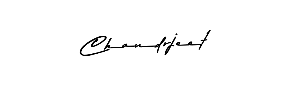 How to make Chandrjeet signature? Asem Kandis PERSONAL USE is a professional autograph style. Create handwritten signature for Chandrjeet name. Chandrjeet signature style 9 images and pictures png