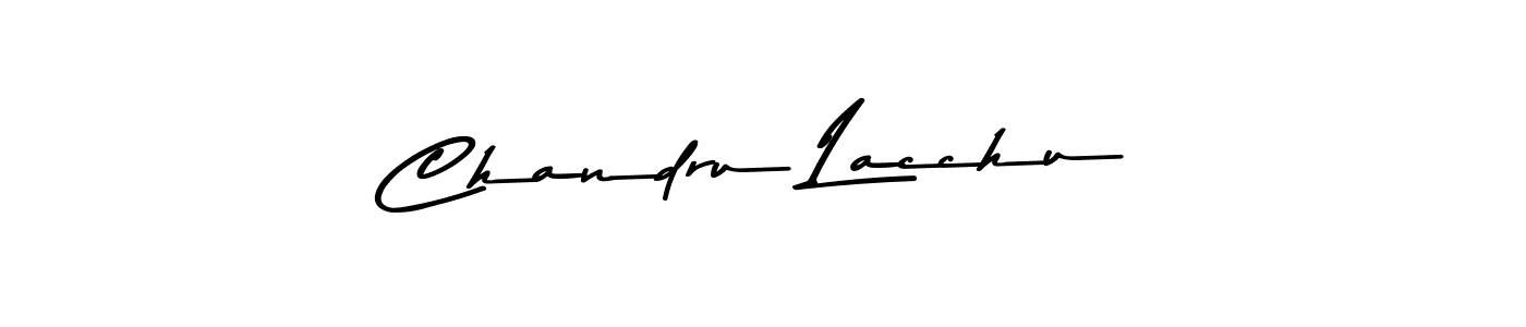 Use a signature maker to create a handwritten signature online. With this signature software, you can design (Asem Kandis PERSONAL USE) your own signature for name Chandru Lacchu. Chandru Lacchu signature style 9 images and pictures png