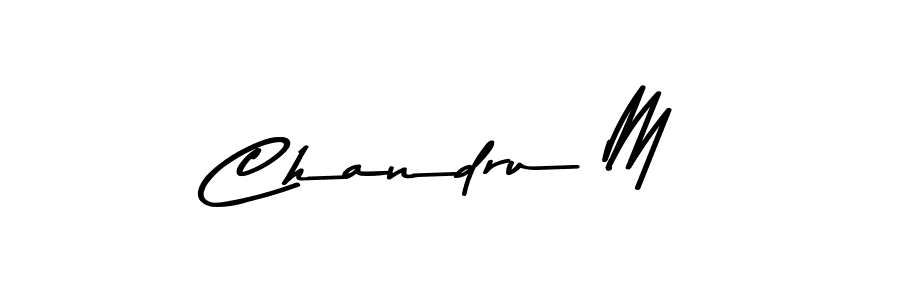 Use a signature maker to create a handwritten signature online. With this signature software, you can design (Asem Kandis PERSONAL USE) your own signature for name Chandru M. Chandru M signature style 9 images and pictures png