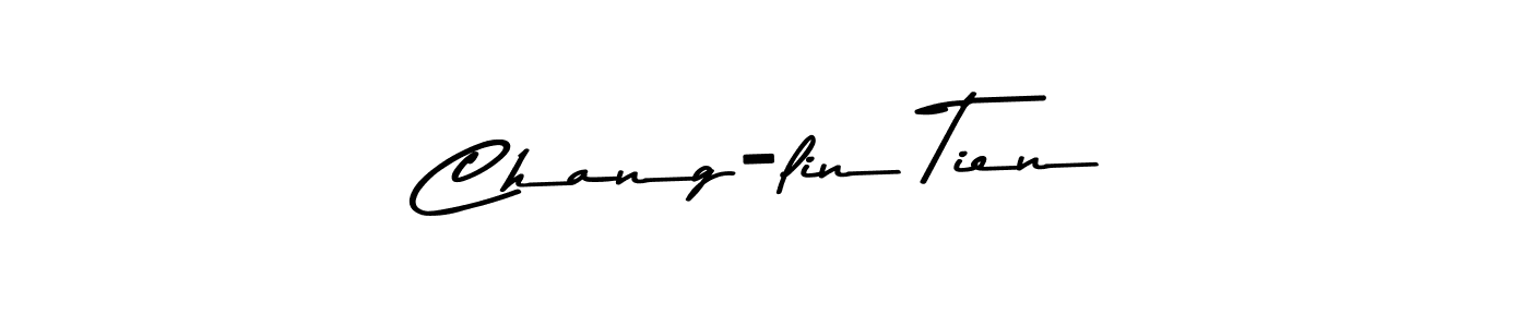 The best way (Asem Kandis PERSONAL USE) to make a short signature is to pick only two or three words in your name. The name Chang-lin Tien include a total of six letters. For converting this name. Chang-lin Tien signature style 9 images and pictures png