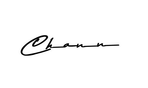 Design your own signature with our free online signature maker. With this signature software, you can create a handwritten (Asem Kandis PERSONAL USE) signature for name Chann. Chann signature style 9 images and pictures png