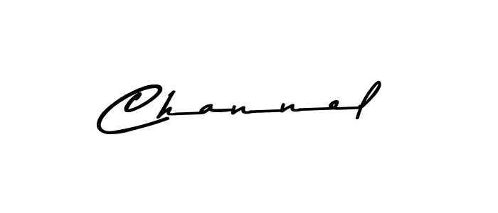 Make a beautiful signature design for name Channel. With this signature (Asem Kandis PERSONAL USE) style, you can create a handwritten signature for free. Channel signature style 9 images and pictures png