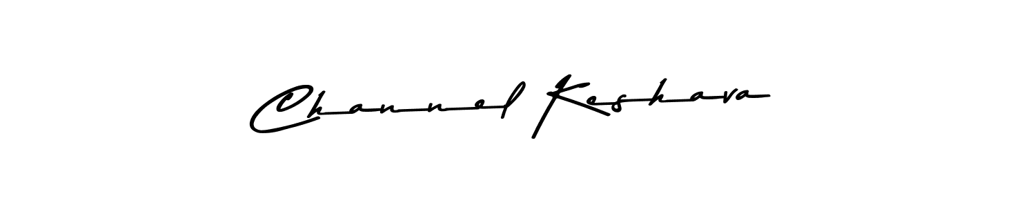 This is the best signature style for the Channel Keshava name. Also you like these signature font (Asem Kandis PERSONAL USE). Mix name signature. Channel Keshava signature style 9 images and pictures png