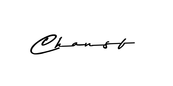 Make a beautiful signature design for name Chansf. Use this online signature maker to create a handwritten signature for free. Chansf signature style 9 images and pictures png