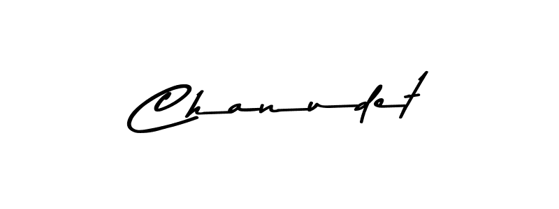 How to make Chanudet signature? Asem Kandis PERSONAL USE is a professional autograph style. Create handwritten signature for Chanudet name. Chanudet signature style 9 images and pictures png
