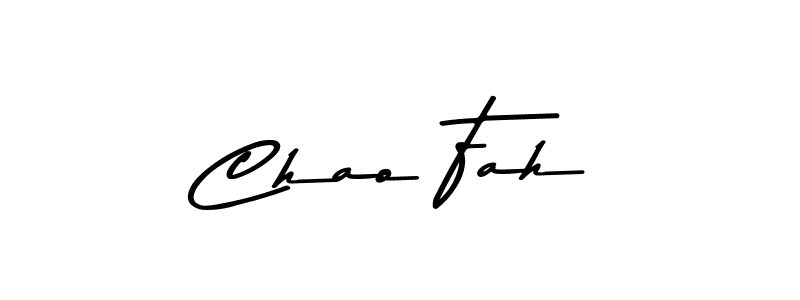 Chao Fah stylish signature style. Best Handwritten Sign (Asem Kandis PERSONAL USE) for my name. Handwritten Signature Collection Ideas for my name Chao Fah. Chao Fah signature style 9 images and pictures png