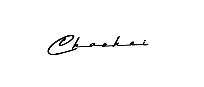 Chaohei stylish signature style. Best Handwritten Sign (Asem Kandis PERSONAL USE) for my name. Handwritten Signature Collection Ideas for my name Chaohei. Chaohei signature style 9 images and pictures png