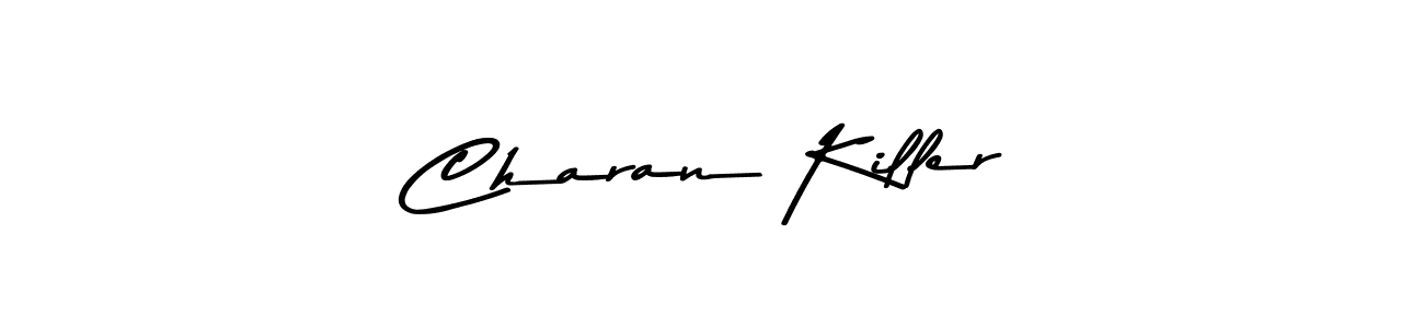 Use a signature maker to create a handwritten signature online. With this signature software, you can design (Asem Kandis PERSONAL USE) your own signature for name Charan Killer. Charan Killer signature style 9 images and pictures png