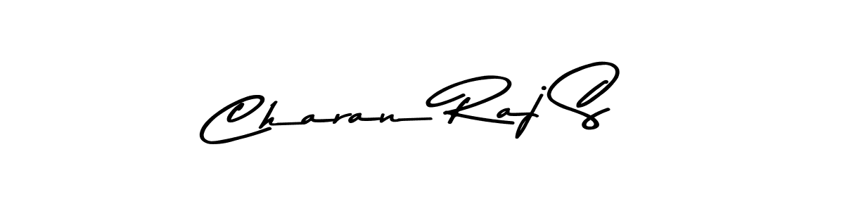 How to make Charan Raj S name signature. Use Asem Kandis PERSONAL USE style for creating short signs online. This is the latest handwritten sign. Charan Raj S signature style 9 images and pictures png