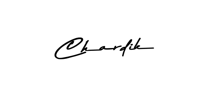 How to make Chardik signature? Asem Kandis PERSONAL USE is a professional autograph style. Create handwritten signature for Chardik name. Chardik signature style 9 images and pictures png