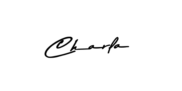 Charla stylish signature style. Best Handwritten Sign (Asem Kandis PERSONAL USE) for my name. Handwritten Signature Collection Ideas for my name Charla. Charla signature style 9 images and pictures png