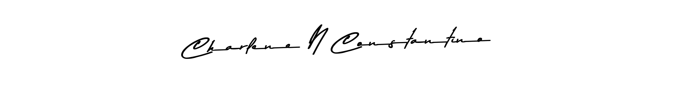 Also You can easily find your signature by using the search form. We will create Charlene N Constantino name handwritten signature images for you free of cost using Asem Kandis PERSONAL USE sign style. Charlene N Constantino signature style 9 images and pictures png