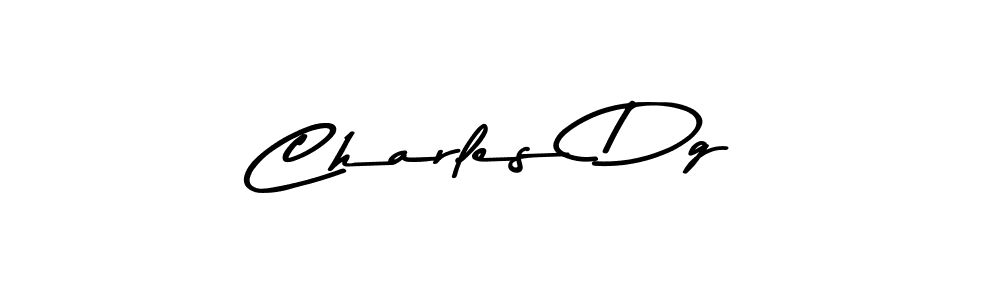 Create a beautiful signature design for name Charles Dg. With this signature (Asem Kandis PERSONAL USE) fonts, you can make a handwritten signature for free. Charles Dg signature style 9 images and pictures png