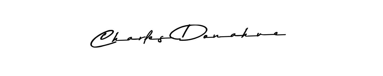 Create a beautiful signature design for name Charles Donahue. With this signature (Asem Kandis PERSONAL USE) fonts, you can make a handwritten signature for free. Charles Donahue signature style 9 images and pictures png