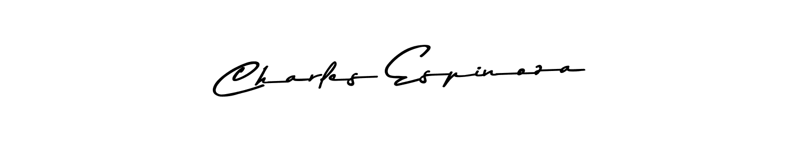 Design your own signature with our free online signature maker. With this signature software, you can create a handwritten (Asem Kandis PERSONAL USE) signature for name Charles Espinoza. Charles Espinoza signature style 9 images and pictures png