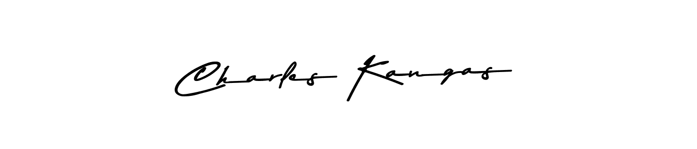 Make a beautiful signature design for name Charles Kangas. With this signature (Asem Kandis PERSONAL USE) style, you can create a handwritten signature for free. Charles Kangas signature style 9 images and pictures png