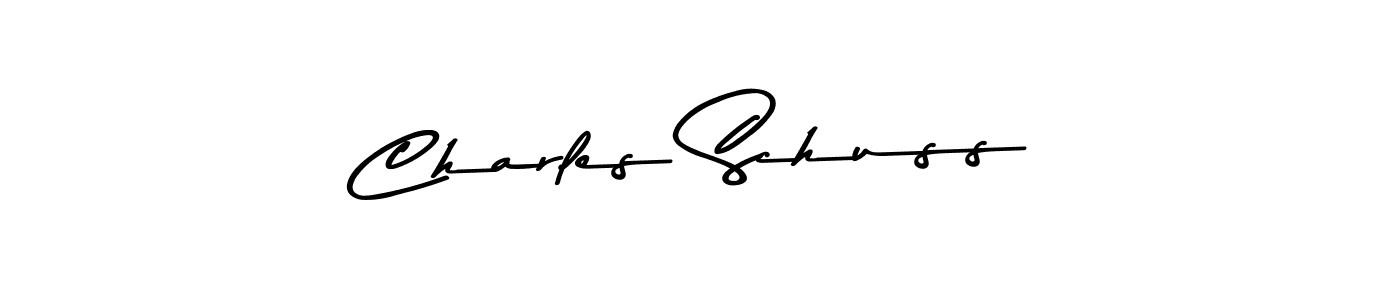 You should practise on your own different ways (Asem Kandis PERSONAL USE) to write your name (Charles Schuss) in signature. don't let someone else do it for you. Charles Schuss signature style 9 images and pictures png