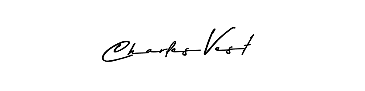 Create a beautiful signature design for name Charles Vest. With this signature (Asem Kandis PERSONAL USE) fonts, you can make a handwritten signature for free. Charles Vest signature style 9 images and pictures png