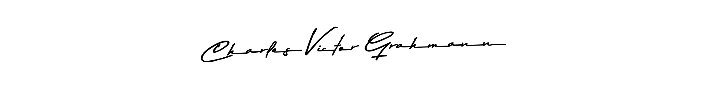 How to make Charles Victor Grahmann name signature. Use Asem Kandis PERSONAL USE style for creating short signs online. This is the latest handwritten sign. Charles Victor Grahmann signature style 9 images and pictures png