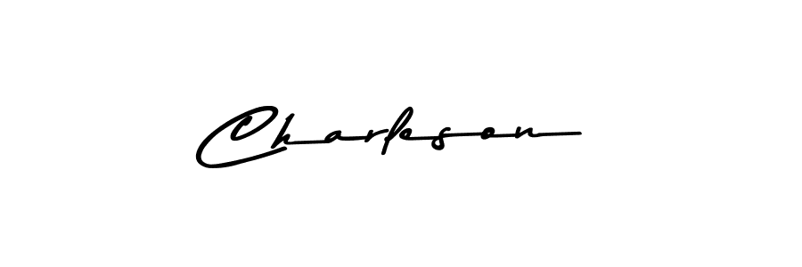 Make a beautiful signature design for name Charleson. Use this online signature maker to create a handwritten signature for free. Charleson signature style 9 images and pictures png