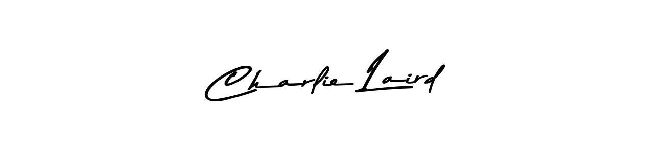 How to make Charlie Laird name signature. Use Asem Kandis PERSONAL USE style for creating short signs online. This is the latest handwritten sign. Charlie Laird signature style 9 images and pictures png